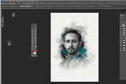 Artistic Watercolor Canvas Art, an Action Add-On by MRI STUDIO (Thumbnail 13 of 18)