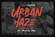 Urban Haze – Brush Font Simple, a Handwritten Font by Gassstype (Thumbnail 1 of 8)