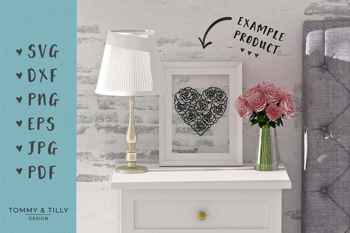 Romantic Hearts Collection - Vector, an Object Graphic by Tommy & Tilly Design (Photo 6 of 8)