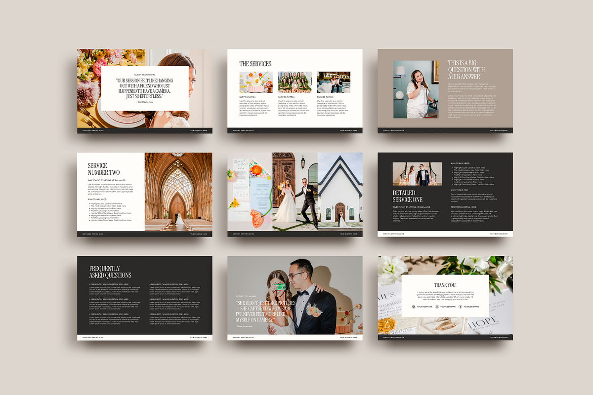 Pricing Guide Photography | Canva, a Presentation Template by Rosetta Lane Design (Photo 4 of 9)