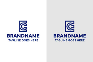 Letters CE Line Technology Logo Set, a Branding & Logo Template by Pray Art Design Studio