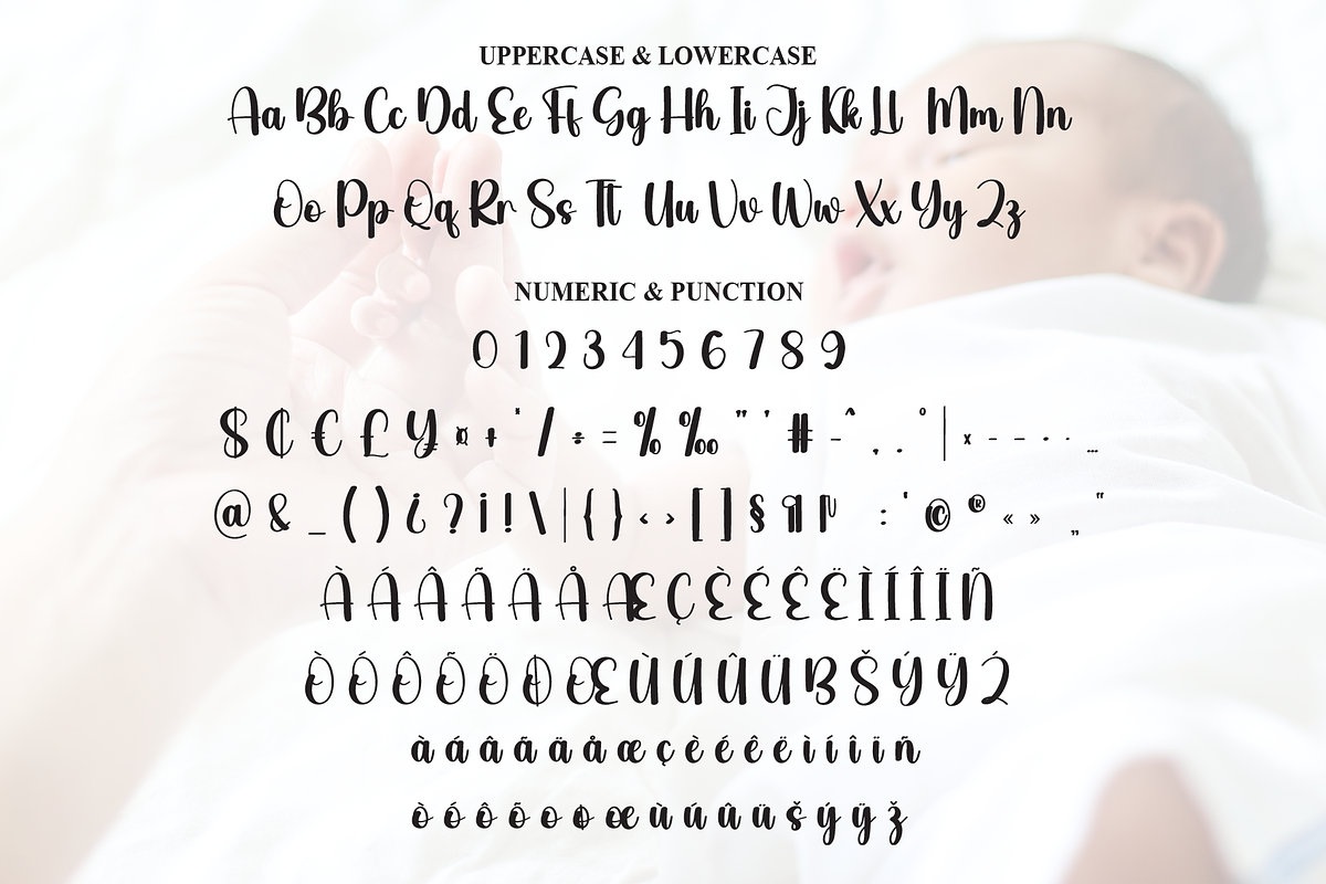 Babytime | Script Font, a Handwritten Font by Scratchones (Photo 7 of 9)