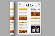 Food Menu Template, a Stationery Template by ContestDesign (Thumbnail 2 of 2)