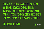 Phoenix Display Font, a Sans Serif Font by Webhance Studio (Thumbnail 8 of 12)