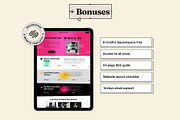 Squarespace website template, a Squarespace Template by Ciel Lumiere (Thumbnail 4 of 11)