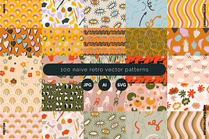 Naive Vector 100 Patterns Collection