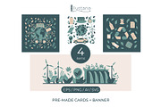 Environmental Clipart Set, an Object Illustration by Illustana (Thumbnail 7 of 17)