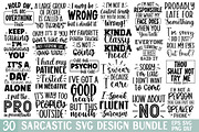 Sarcastic SVG Bundle, an Illustration by Crafticy (Thumbnail 1 of 3)