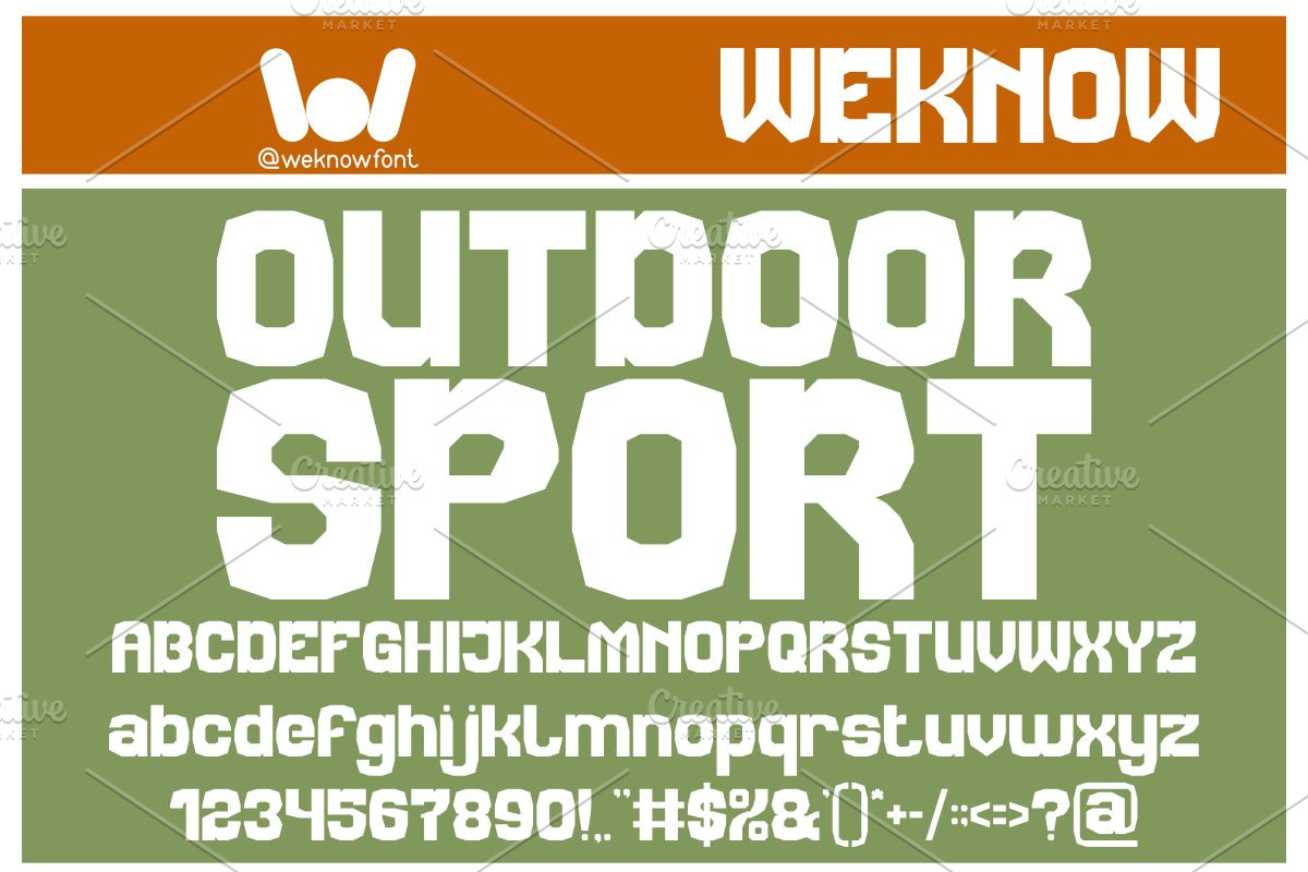 Monster Truck font, a Font by weknow (Photo 5 of 8)