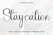 Staycation, a Handwritten Font by InermediaSTUDIO (Thumbnail 1 of 8)