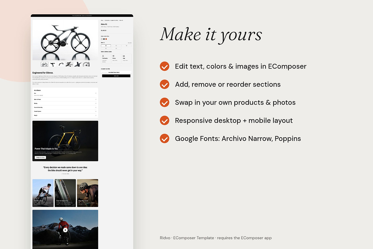 Ridvo - Shopify EComposer Template, a Shopify Template by Boost Convert (Photo 4 of 11)