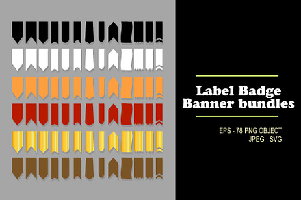 Label badge banner