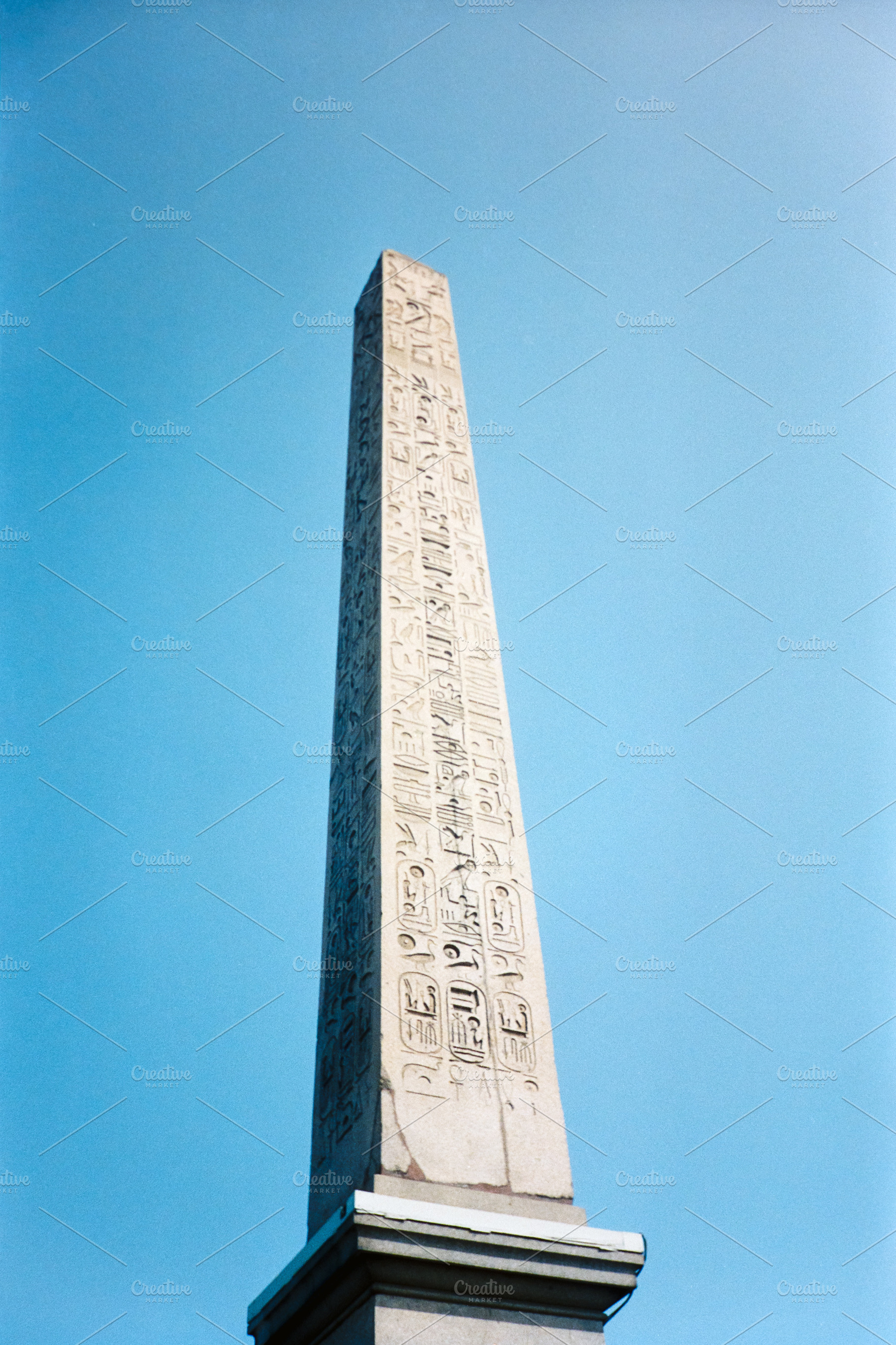 Egyptian Luxor Obelisk in Place de la Concorde square in Paris, a Photo by WorldOfPhotos