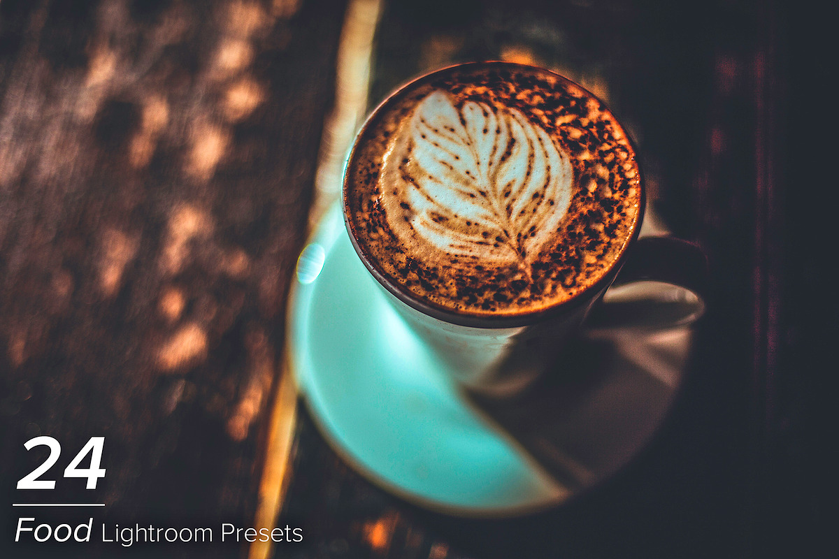 24 Food Lightroom Presets, a Preset Add-On by Eldamar Studio (Photo 1 of 3)