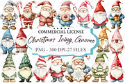 Christmas Icing Gnome Clipart Bundle, an Illustration by designcity5 (Thumbnail 1 of 5)