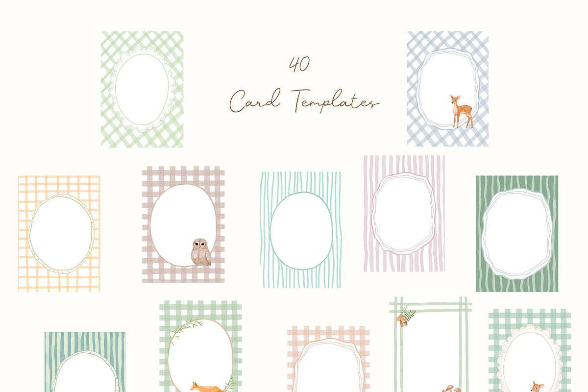 Watercolor Forest Animals Clipart, an Animal Illustration by ElenaPlatovaArt (Photo 13 of 18)