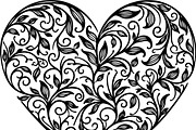 Decorative Heart Silhouette Bundle, an Illustration by Designs_River (Thumbnail 11 of 45)