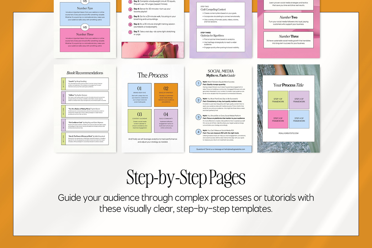 eBook + Workbook Coach Bundle CANVA, a Marketing Template by Fallon Gerst (Photo 19 of 30)
