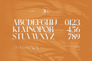 Imoger Elegant Serif Font