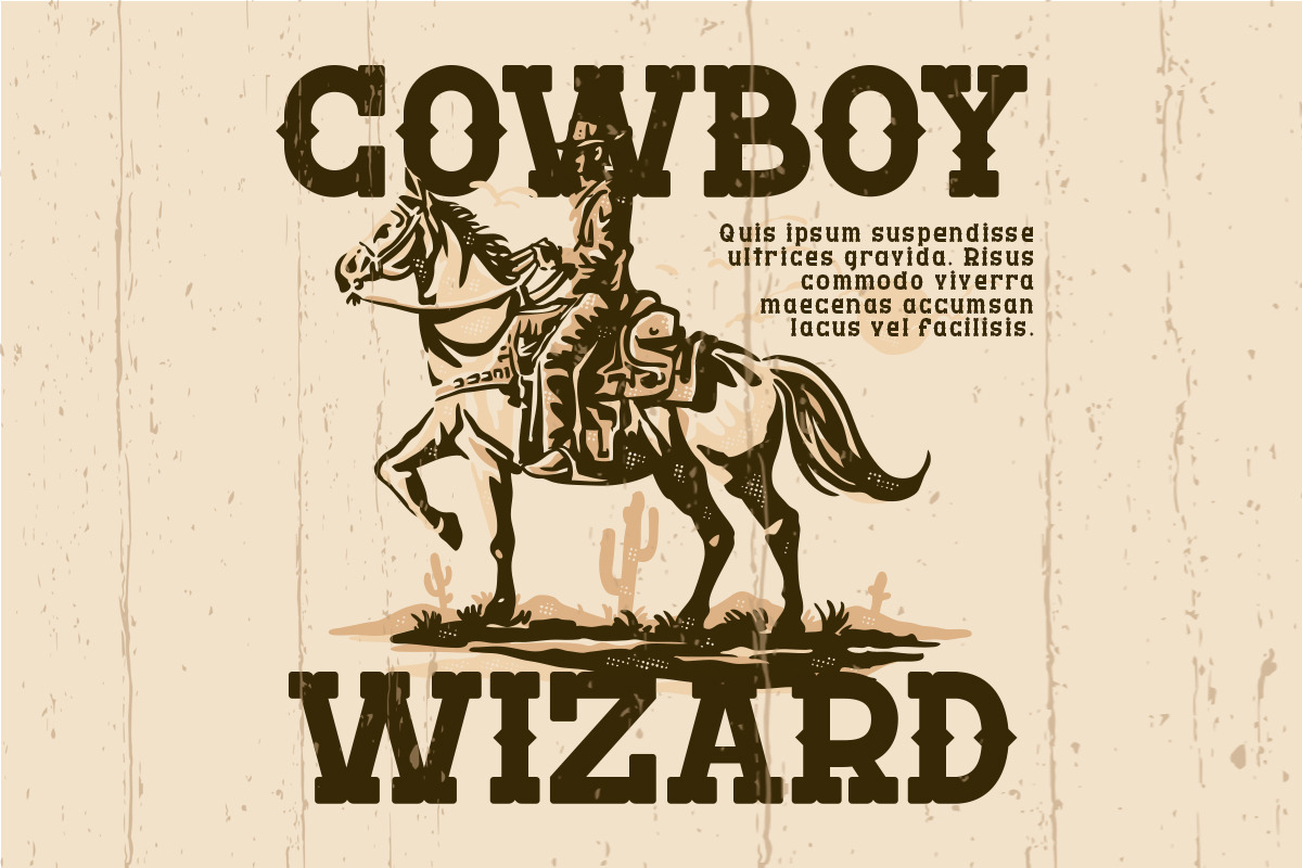 Prairie Wagon - Western Serif, a Slab Serif Font by RagamKata (Photo 2 of 10)