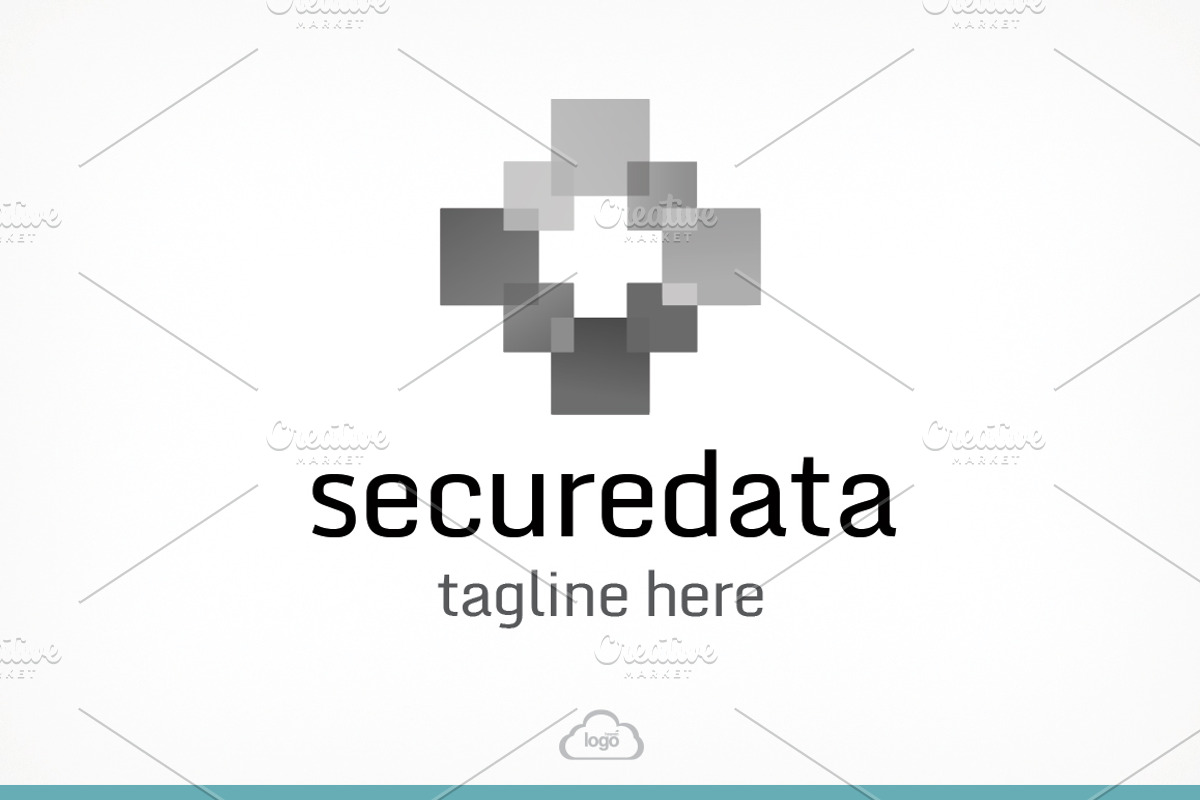 Secure Data Logo Template, a Branding & Logo Template by Logo Heaven (Photo 3 of 5)