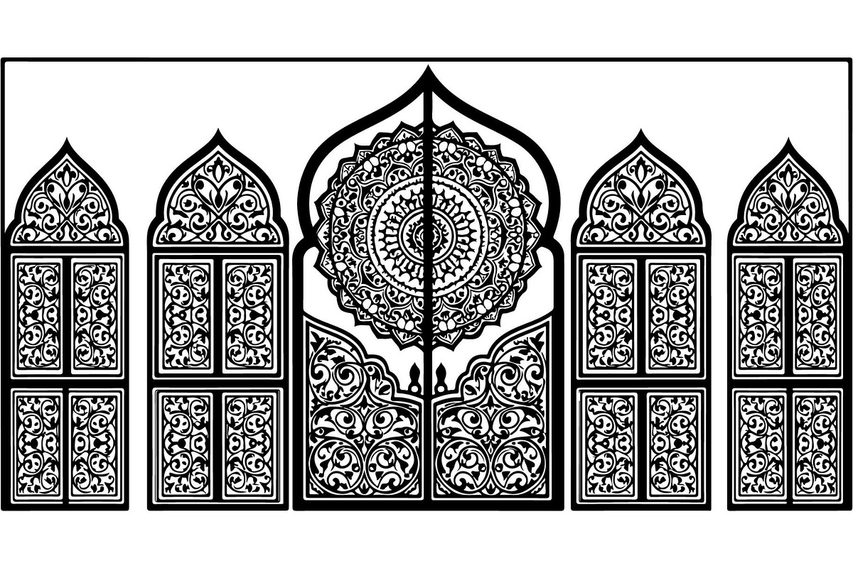 Luxury Ornamental Gate Bundle, a Decorative Illustration by Creativeshirt (Photo 3 of 13)