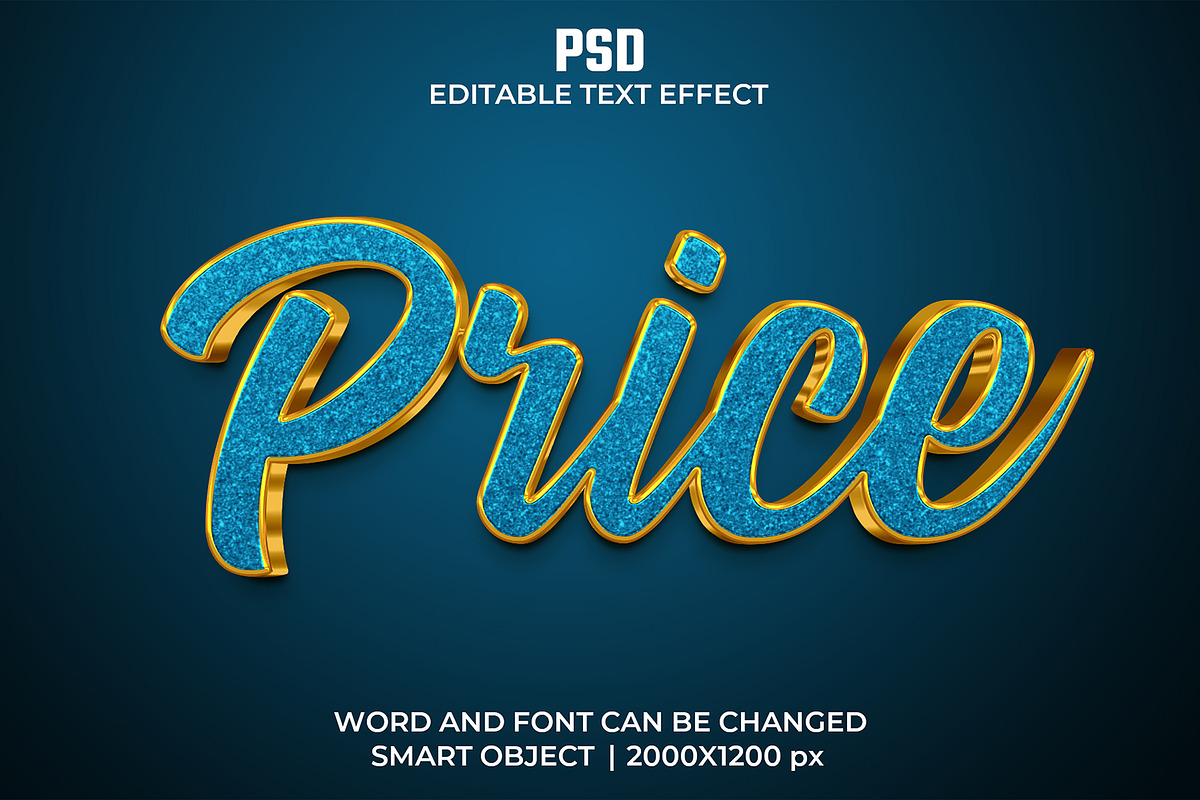 Luxury 3d Editable Text Effect Style, a Layer Style Add-On by bdrobin