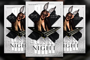 Bunny Night Club Flyer, a Flyer Template by Basez Flyers (Thumbnail 4 of 4)