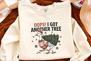 Oops I Got Another Tree Goose PNG, a Seasonal Illustration by CrexoraLab (Thumbnail 1 of 4)