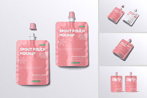 Spout Pouch Mockup, a Packaging Mockup by swsi-studio