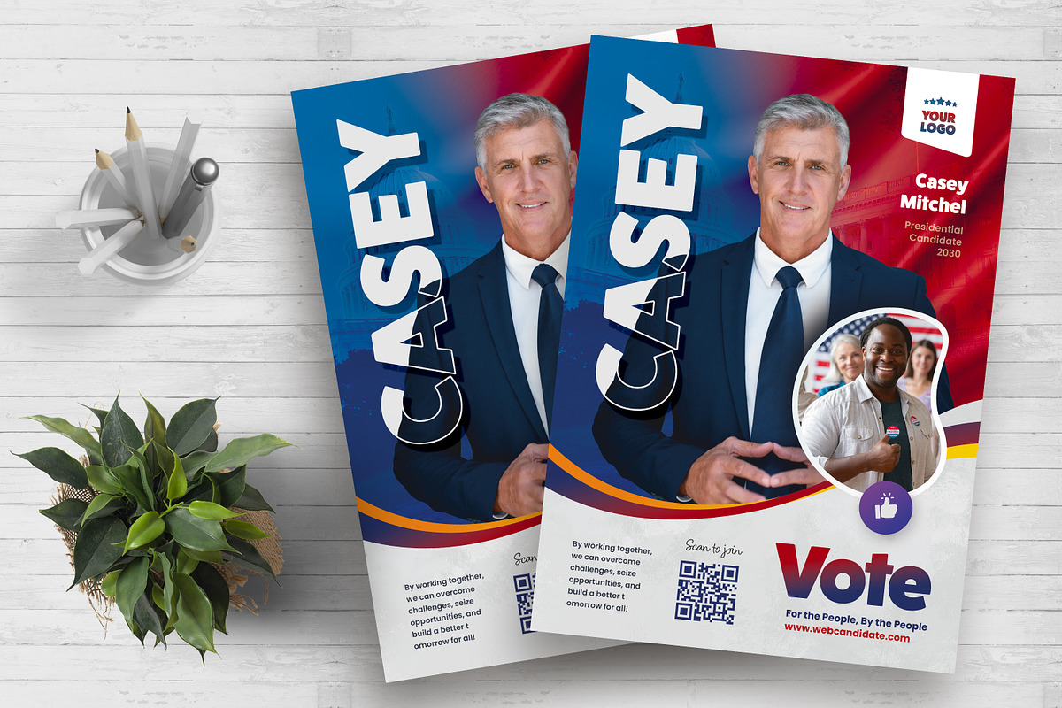 Politic Flyer Template, a Flyer Template by Boostock (Photo 1 of 4)