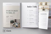 Work Portfolio | Canva & InDesign, a Brochure Template by HiveArts (Thumbnail 1 of 11)