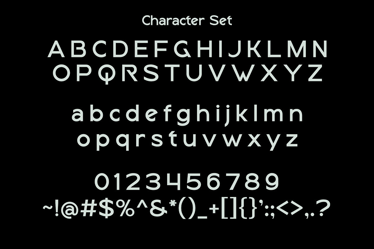 Gedbar - Modern Ligature Logo Font, a Sans Serif Font by Sealoung (Photo 10 of 11)