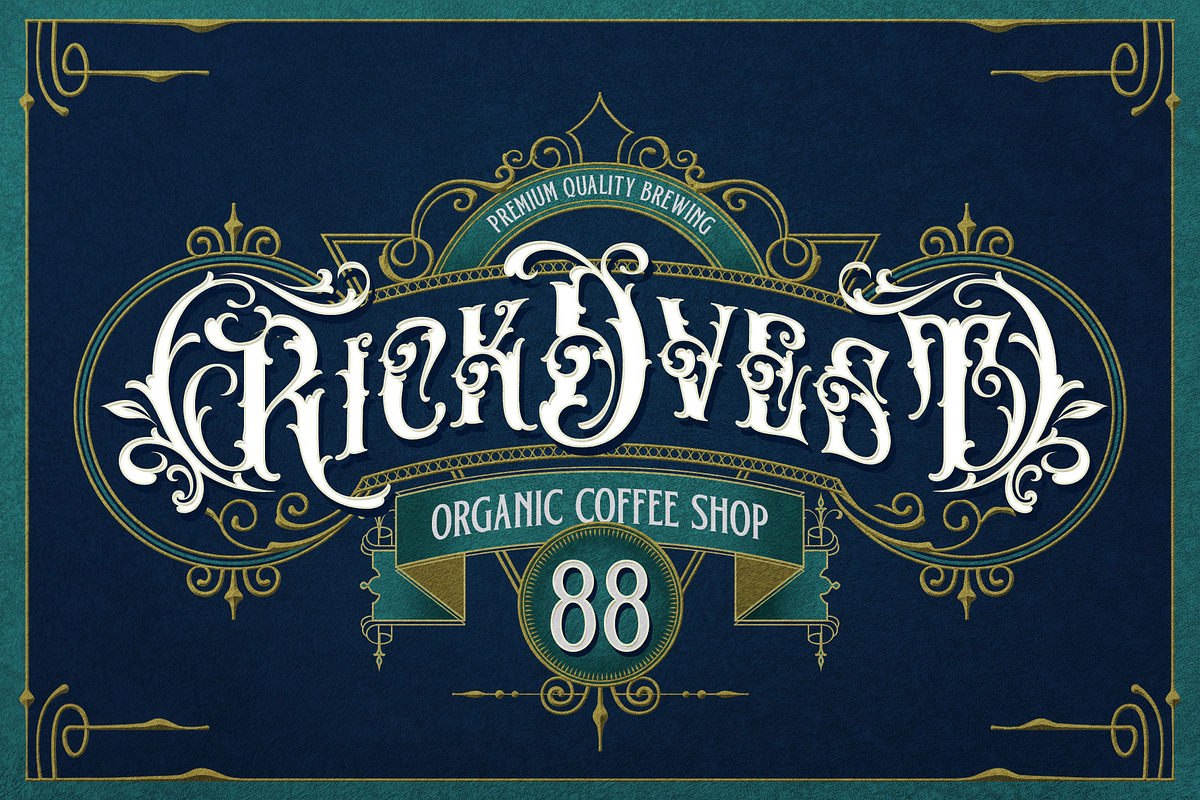 Brick Stone Victorian Typeface, a Blackletter Font by alit design (Photo 10 of 23)