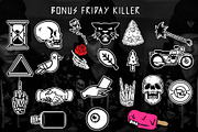Sale ! 50%Friday Killer Font + Bonus, a Font by fopifopi (Thumbnail 3 of 5)