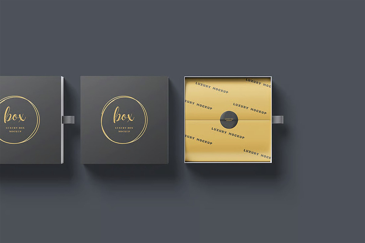 Luxury Box Mockup, a Packaging Mockup by zpackcreative (Photo 3 of 5)