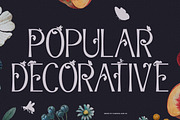 Arboriva - Decorative Font, a Font by Flawless And Co (Thumbnail 4 of 10)