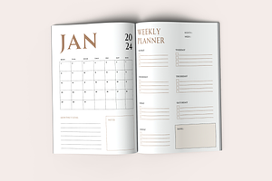 2024 Planner 365 Days KDP Interior