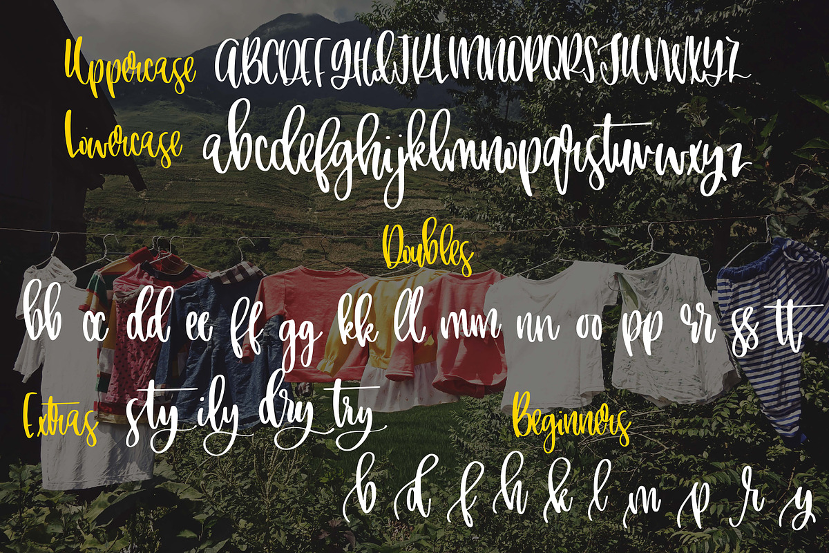 Laundry Day Font Duo preview 2