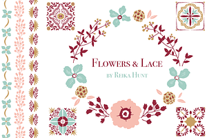 Wedding Florals - Vector Clip Art