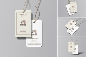 Label Tag Mockup, a Product Mockup by graphicsecond