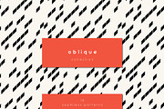 Oblique Seamless Patterns Set, a Pattern Graphic by Curly_Pat (Thumbnail 1 of 6)