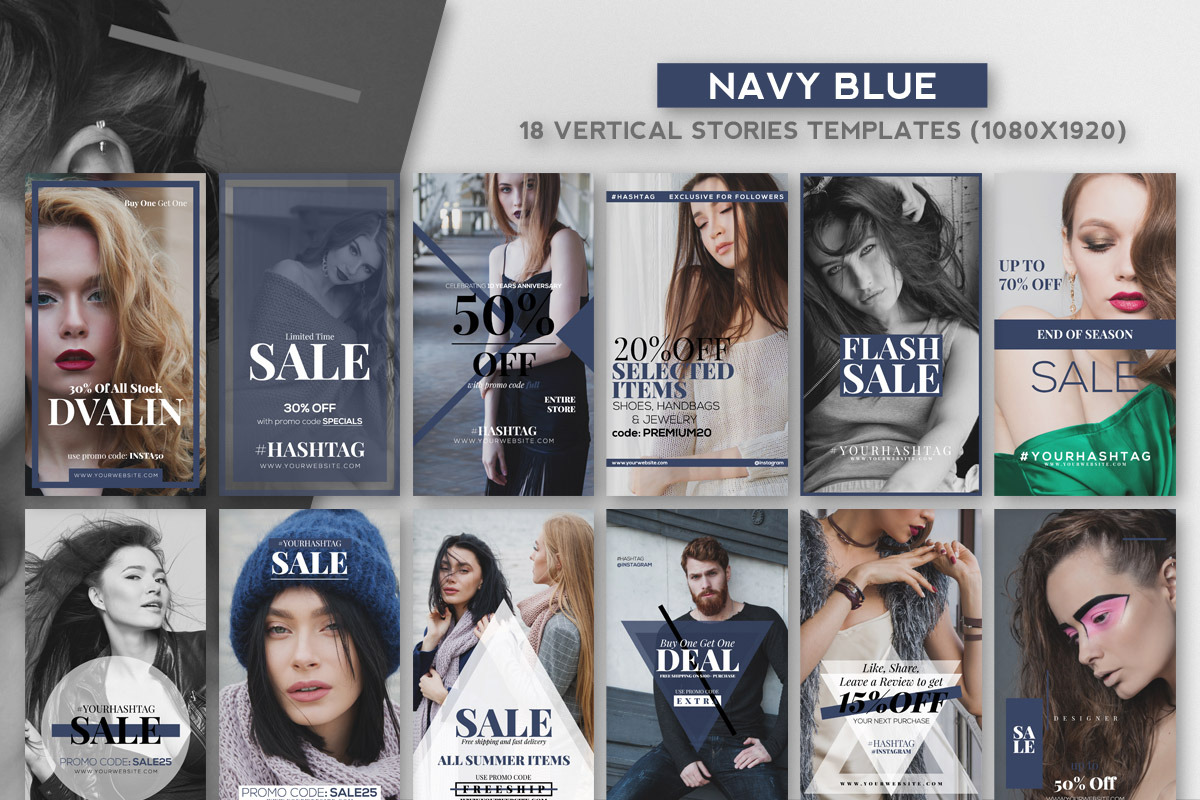 DVALIN - Instagram Stories & Posts, a Social Media Template by RussGFX (Photo 4 of 8)