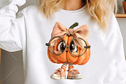 Whimsical Pumpkin With Legs Clipart, a Seasonal Illustration by Canvas Craft (Thumbnail 5 of 10)