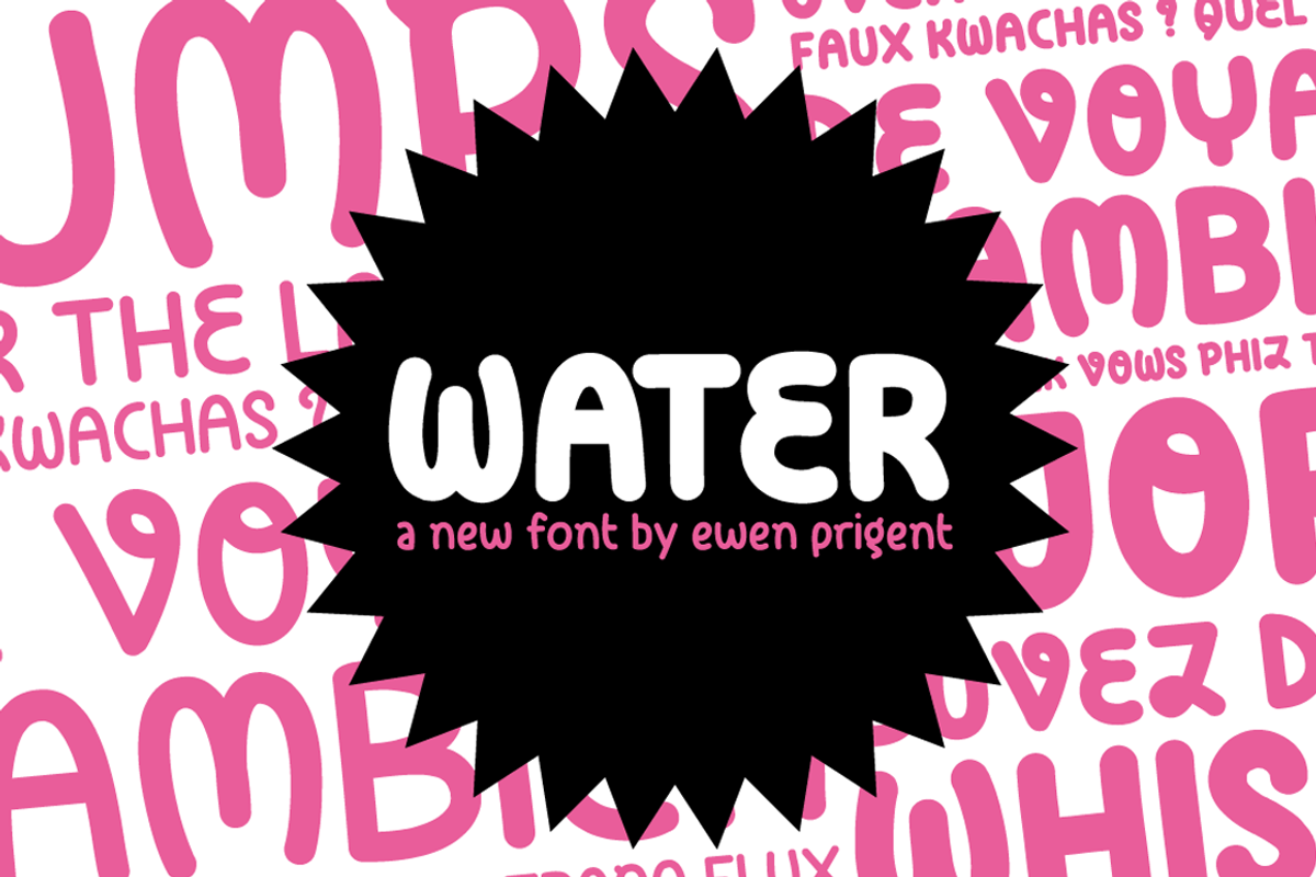Water, a Handwritten Font by La Boite Graphique (Photo 1 of 4)