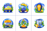 Insurance Illustration Art Set, a Healthcare Illustration by Prosymbols (Thumbnail 6 of 9)