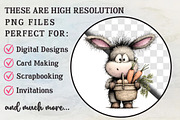 Cute Easter Farm Animal Clipart, an Illustration by RobertsArt (Thumbnail 2 of 6)