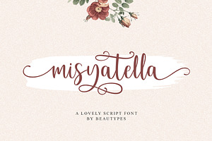 Misyatella -  a handwritten font