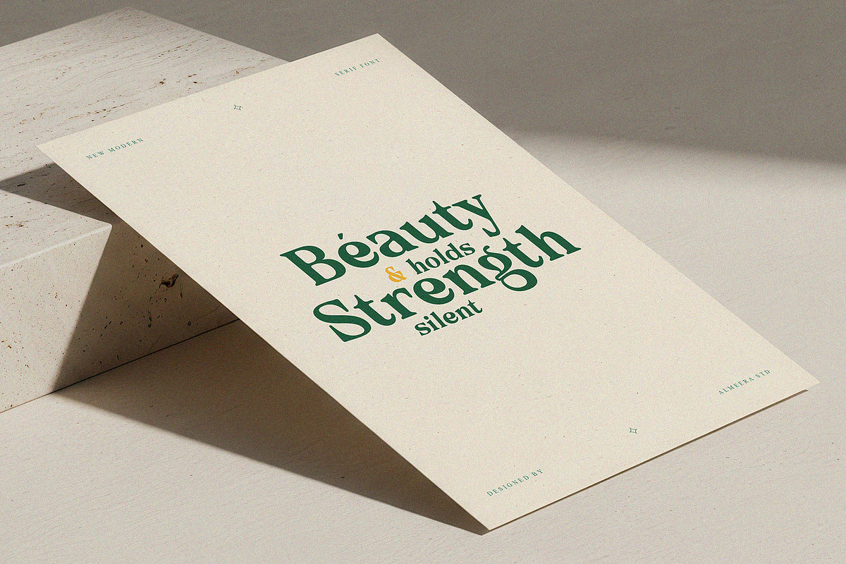 Belcino — Editorial Serif Font, a Serif Font by Almeera Std (Photo 6 of 10)