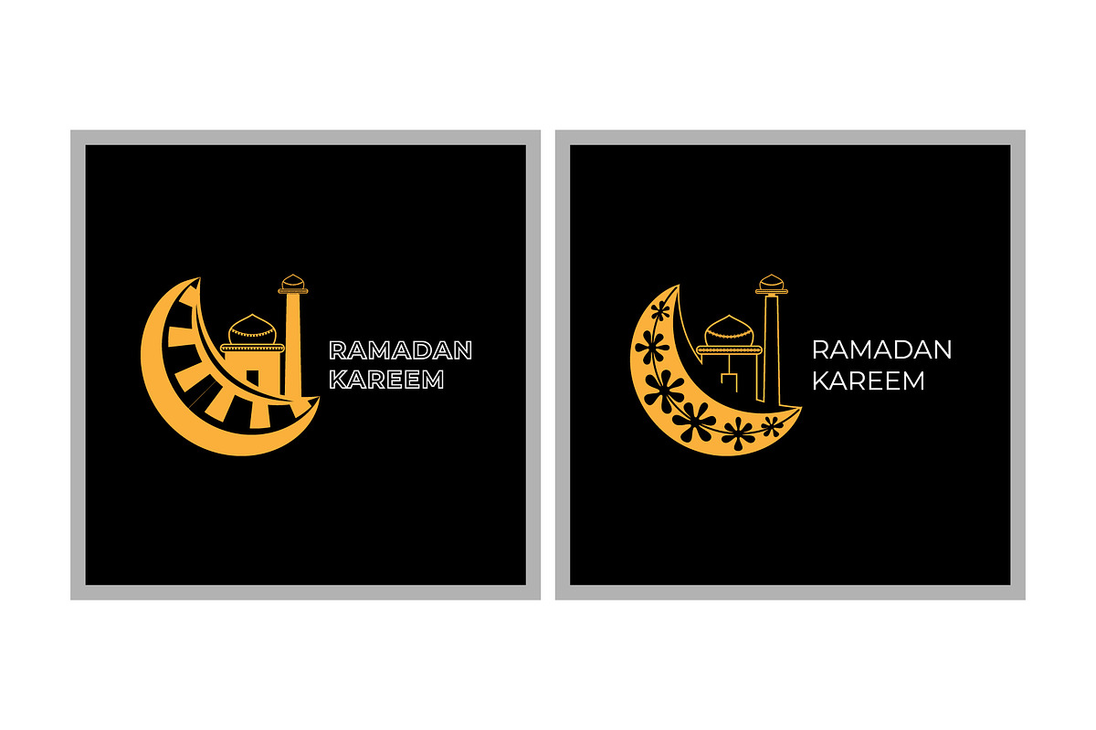 Ramadan Kareem Greeting Card, a Seasonal Illustration by Lakhan1998 (Photo 5 of 6)